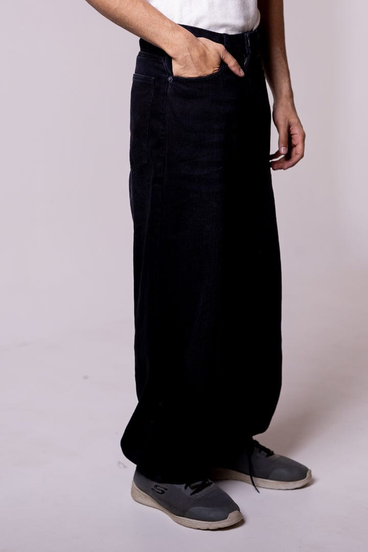 Baggy fit Denim - Charcoal Black - Gimaq - The magic shuffle!