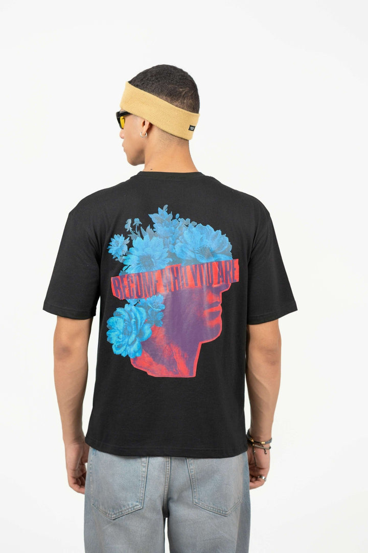 Meant to Be Floral Printed Oversized Tee - Gimaq - The magic shuffle!