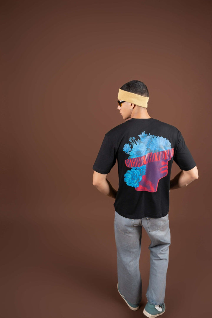 Meant to Be Floral Printed Oversized Tee - Gimaq - The magic shuffle!