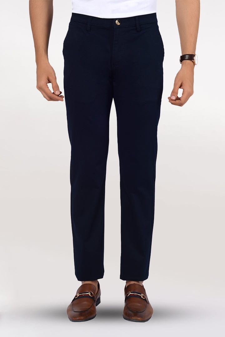 Men's Regular Fit Cotton Trousers Black - Gimaq - The magic shuffle!