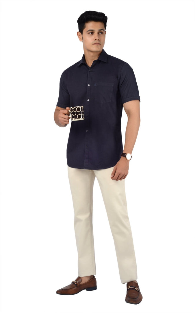 Men's Slim Fit Formal Trouser - Beige - Gimaq - The magic shuffle!