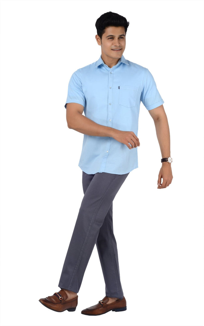Men's Slim Fit Formal Trouser - Grey - Gimaq - The magic shuffle!