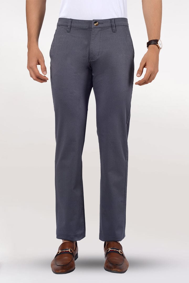 Men's Slim Fit Formal Trouser - Grey - Gimaq - The magic shuffle!