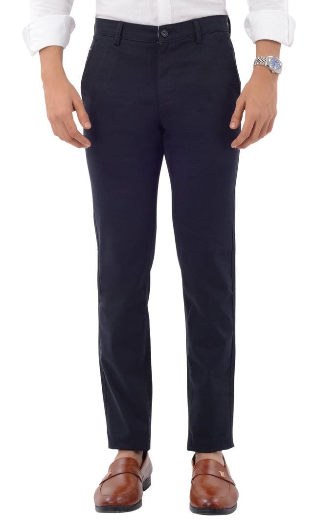 Men's Slim Fit Formal Trouser - Navy - Gimaq - The magic shuffle!
