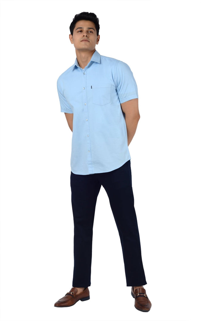 Men's Slim Fit Formal Trouser - Navy - Gimaq - The magic shuffle!