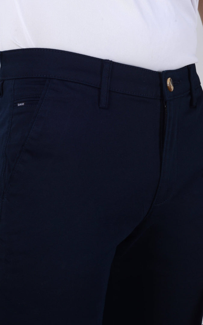 Men's Slim Fit Formal Trouser - Navy - Gimaq - The magic shuffle!