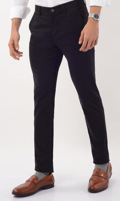 Men's Wear Slim Fit Formal Trouser - Black - Gimaq - The magic shuffle!