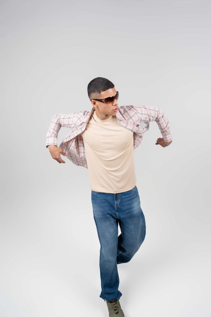Pink Checked Cotton Shirt β Regular Fit - Gimaq - The magic shuffle!