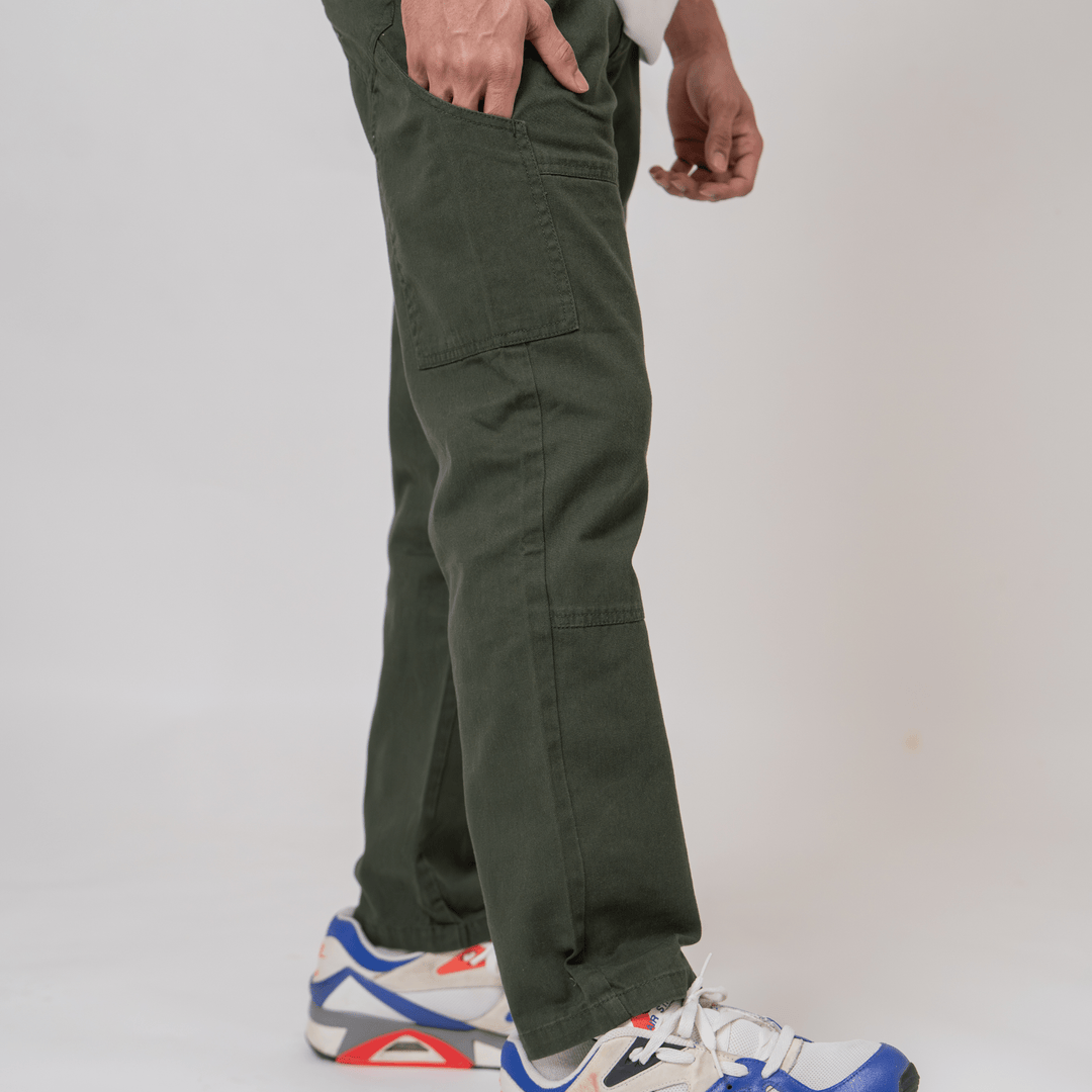 Sleek Cargo Pants - Olive - Gimaq - The magic shuffle!