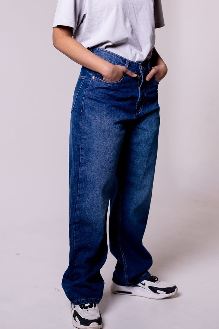 Straight fit Denim - Indigo Blue - Gimaq - The magic shuffle!