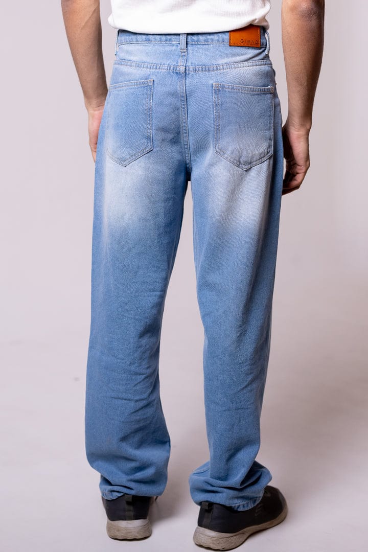 Straight fit Denim - Washed Blue - Gimaq - The magic shuffle!