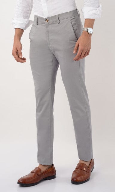 Men's Slim Fit Formal Trouser - Grey - Gimaq - The magic shuffle!
